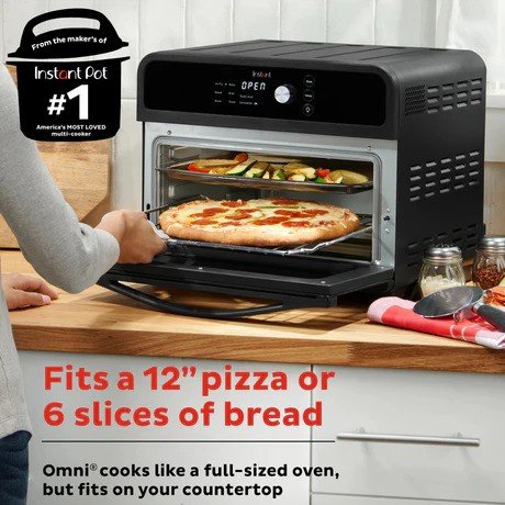 Instant Omni Countertop Oven - Fits 12-inch Pizza or 6 Slices of Bread 